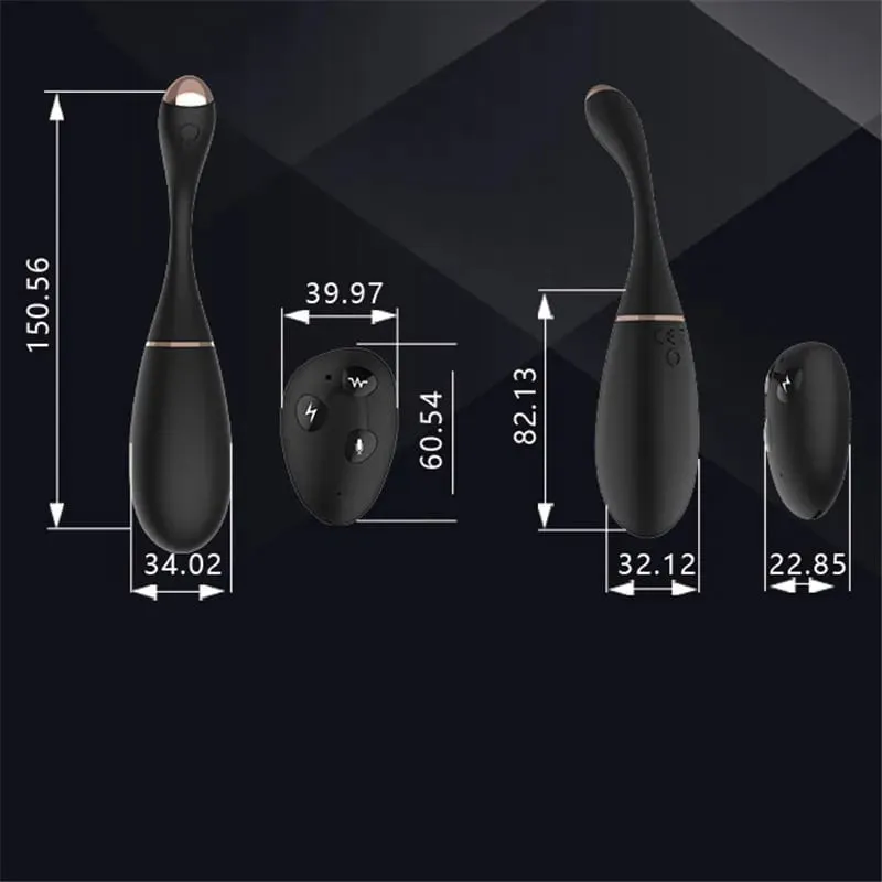 Sound Remote Control Jumping Egg Electric Shock G Spot Vagina Stimulator Kegel Exercise Balls Bullet Vibrator Sex Toys For Woman — image 5