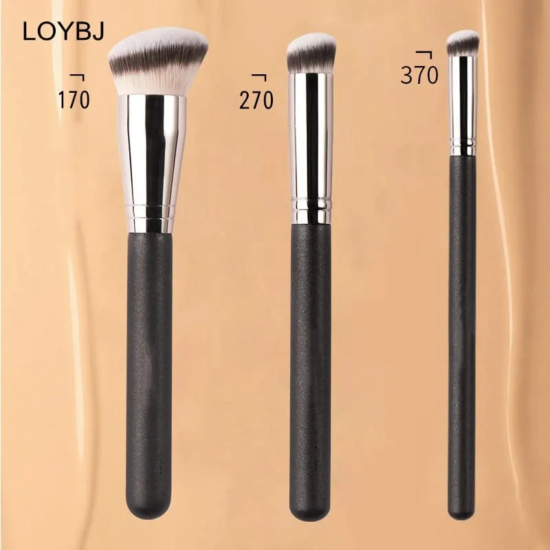 170 Foundation Makeup Brush 270 370 Concealer Brushes Cosmetic Powder Blush Contour Cream Women Face Beauty Make Up Tools — image 1