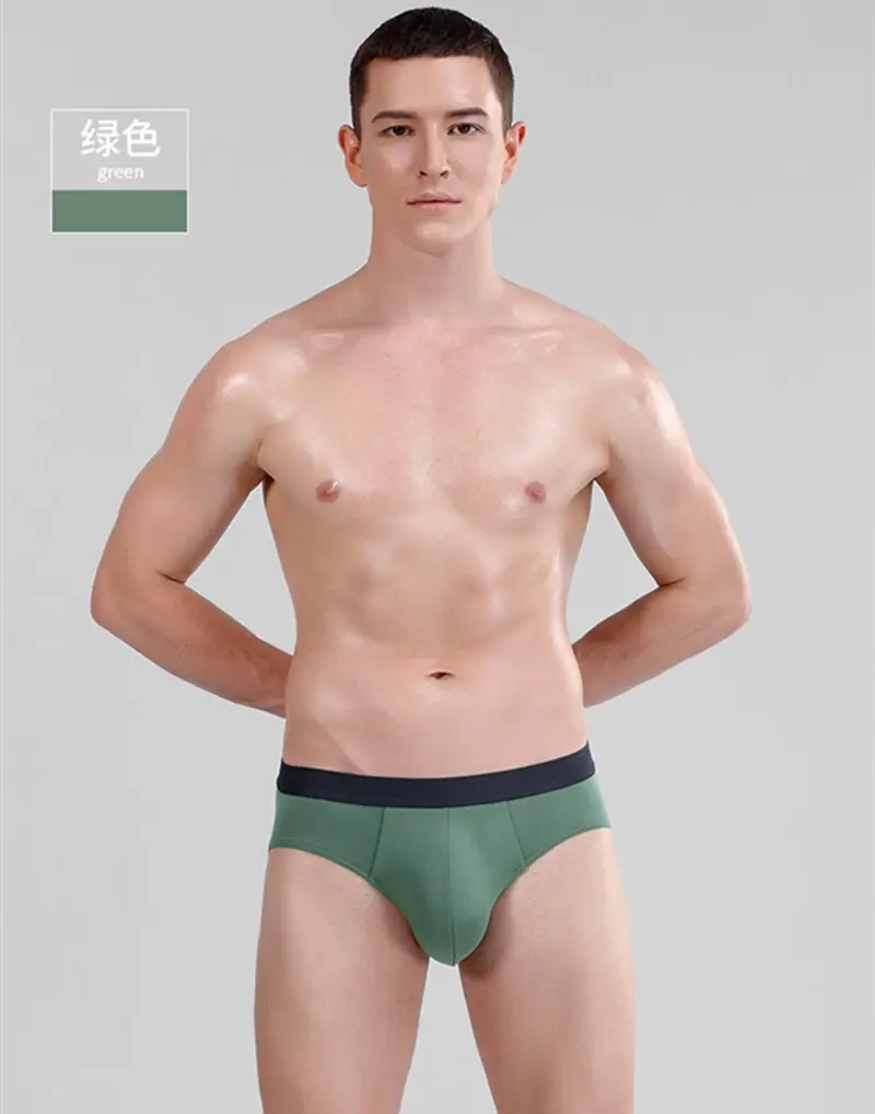 Men's Briefs Soft 60S Modal Male Panties Cozy Elastic Male Underpants Shorts 7A Grade Antibacterial Crotch Mens Sexy Underwear — image 9