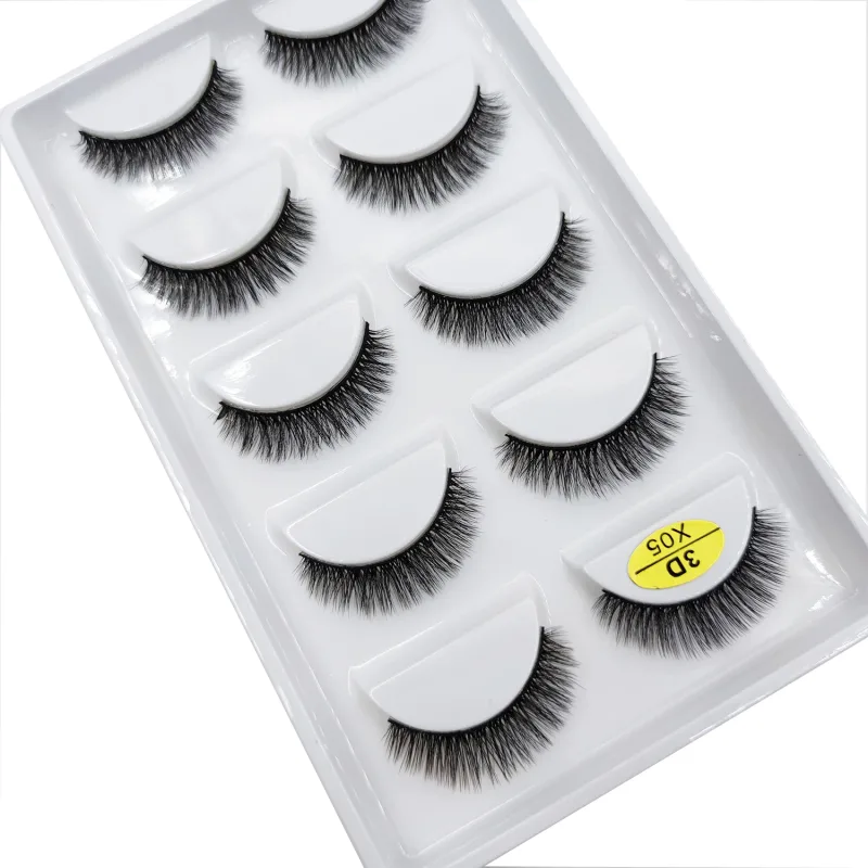30 Style 5 Pairs Natural Eye Lashes Mink Lashes Handmade Fluffy Lashes 3D False Eyelashes Makeup Faux Cils Maquiagem Cilios — image 3