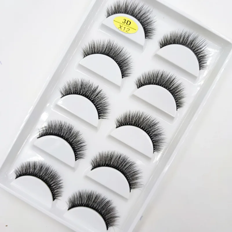 30 Style 5 Pairs Natural Eye Lashes Mink Lashes Handmade Fluffy Lashes 3D False Eyelashes Makeup Faux Cils Maquiagem Cilios — image 26