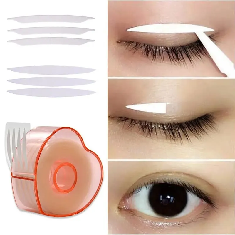 400Pcs/box Big Eyelid Tape Sticker Double Fold Self Adhesive Eyelid Tape Stickers S/L Makeup Clear invisible fallen eyelids — image 1