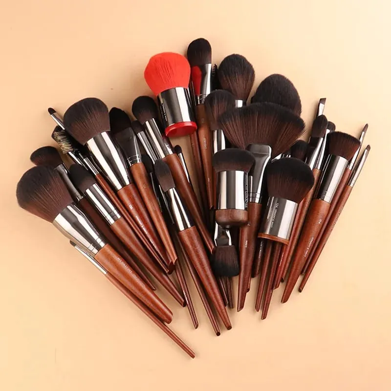 MUF Series Beauty Makeup Brushes 1pcs Original Wood Make up Brush Beauty Eyeshadow Blending Tool Brochas Maquillaje — image 2