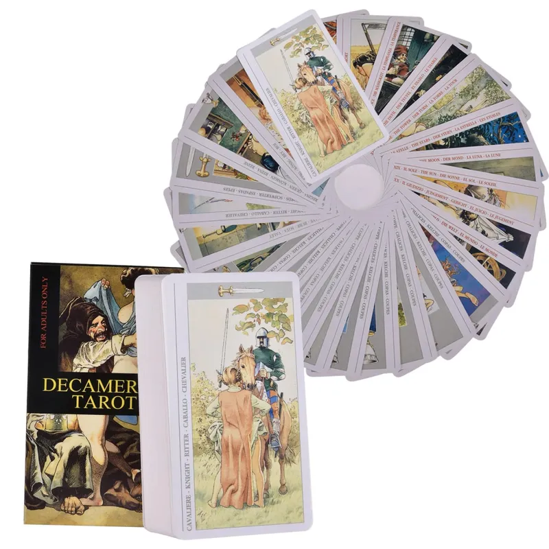 Decameron Tarot Cards Mordern Witch Angels Series Everyday Witch Oracle Cards PDF Guideboock English Board Games — image 3