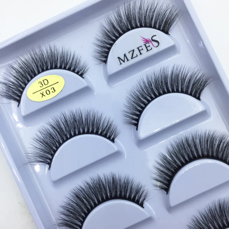 38 Style 5 Pairs Eyelash Natural 3D Mink False Eyelashes Makeup Fake Eye Lashes Faux Cils Make Up Beauty Tools Wholesale — image 35