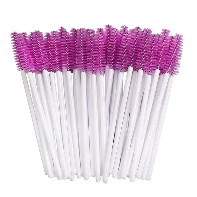 50 Pcs/Set Eyebrow Mascara Wand Eyelash Spoolie Brushes Wholesale Mix Disposable Lash Wands Eyelash Extension Brush Makeup Tools — image 17