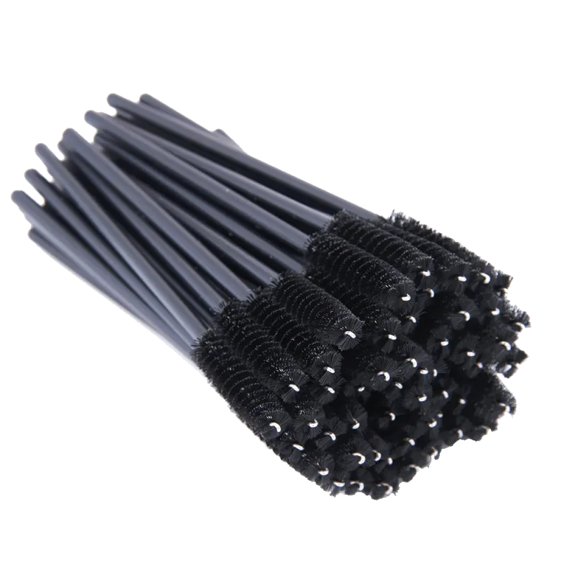 Good Quality 5/50 Pcs Crystal Eyelash Makeup Brushes Diamond Handle Mascara Wands Eyelash Extension Tools