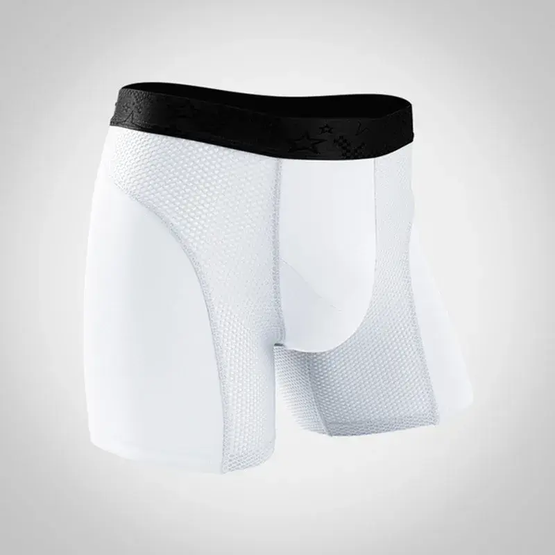 Mens Underwear Modal Boxers Shorts Hombre Solid Mesh Breathable Pouch Panties Man Long Leg Underpants Cueca Calzoncillos XL-6XL — image 6