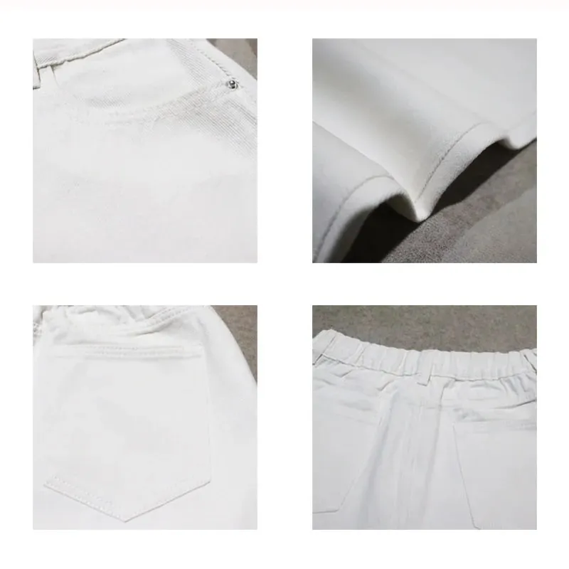 Straight Jeans Men White Loose Unisex Denim Trousers Trend Neutral Jeans Men Baggy Casual Solid Man Women Pants Hip Hop Jeans — image 8