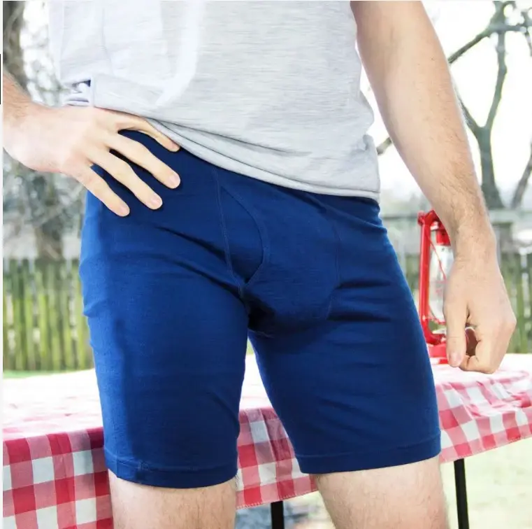 Men Underwear Men Boxer Brief Underpants 100% Merino Wool 9inch Performance Men Underwear Wicking Breathable Soft USA Size S-2XL — image 10