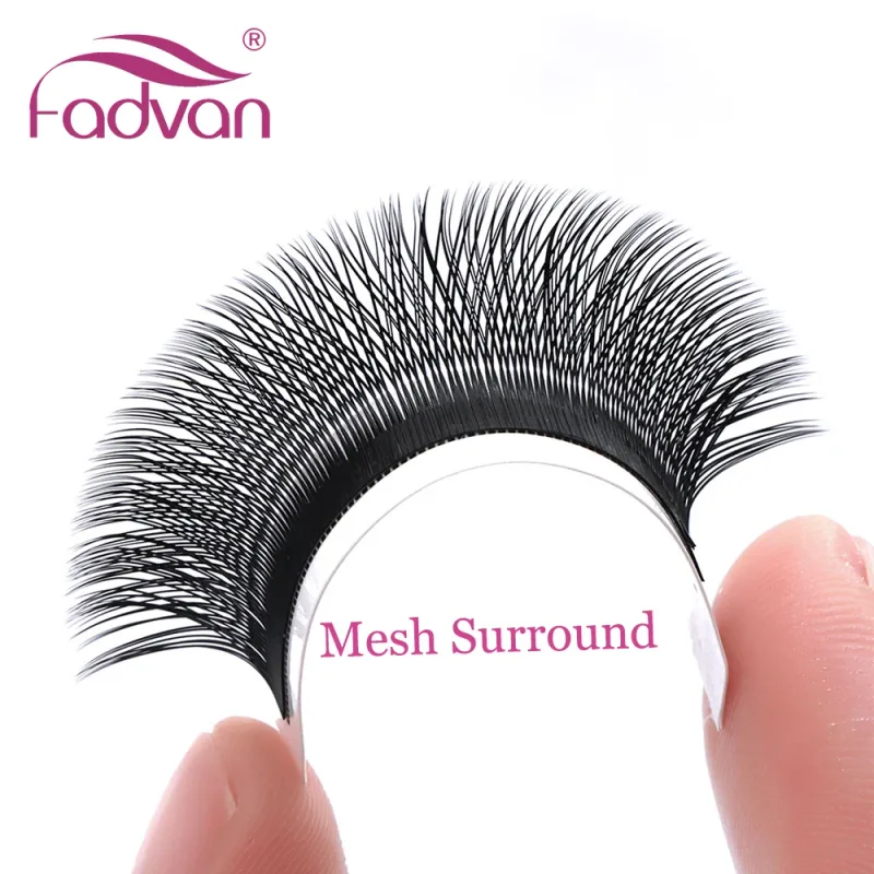 Fadvan Y Shape False Eyelash Extensions YY Brown/Black C/D/L/LU/L+ Curl Fox Eye