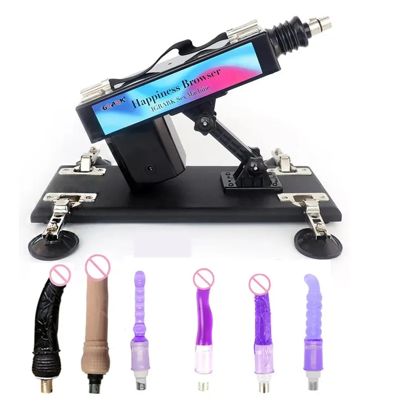 Automatic Retractable Sex Machine With Dildo Penis Anal Plug Female Vibrator Erotic Sexy Toys for Couples Men Women Adult Games — image 20