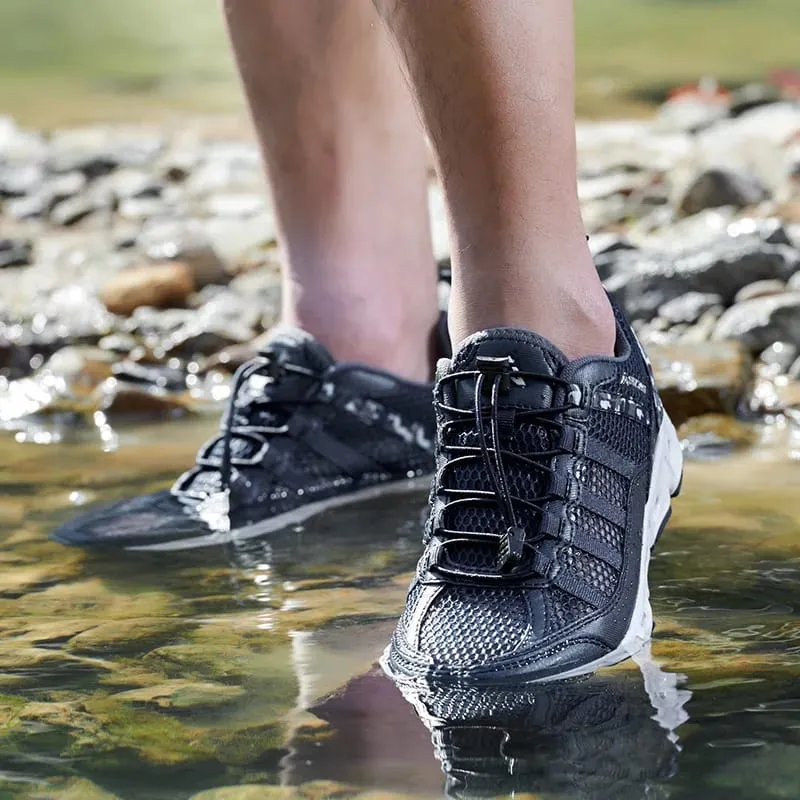 New Breathable Mesh Men Shoes Lightweight Comfortable Men Sneakers Fashions Lace Up Casual Shoes Flat Shoes Zapatillas Hombre — image 4
