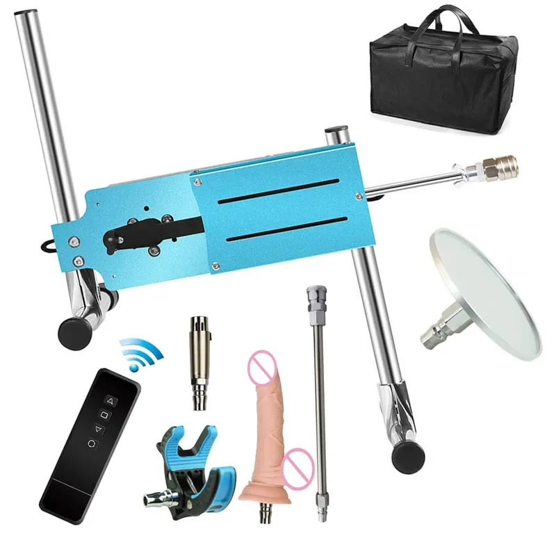 New Sex Machine App & Wired & Wireless Control Turbo Gear Powerful Love Machine with Dildo for Adults Masturbation