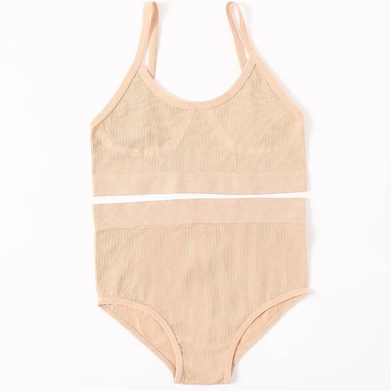 High Waist beige