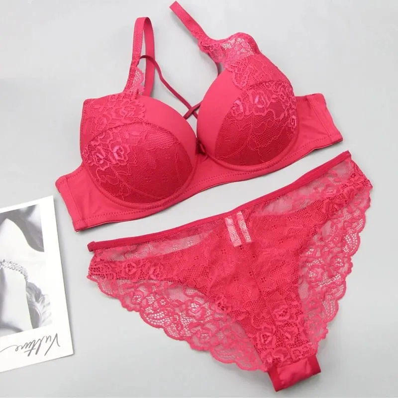Nouvell Seamless Women Underwear Sexy Lace Push Up Bralette Section Breathable Female Large Bra Sets Plus Size Lingerie — image 3