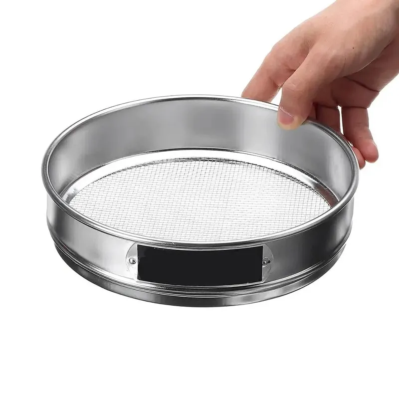 2-500M Round 304 Stainless Steel Lab Sieve Aperture Standard Sifters Shakers Kitchen Flour Powder Filter Screen Soil Strainer — image 4