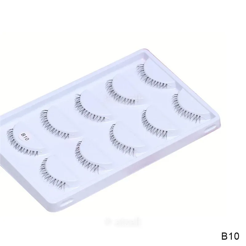 5 Pairs Lower Eyelashes Pack 8 Different Styles Under Eye Lashes Soft Lower Eyelashes 100% Handmade Clear Band Bottom Lashes