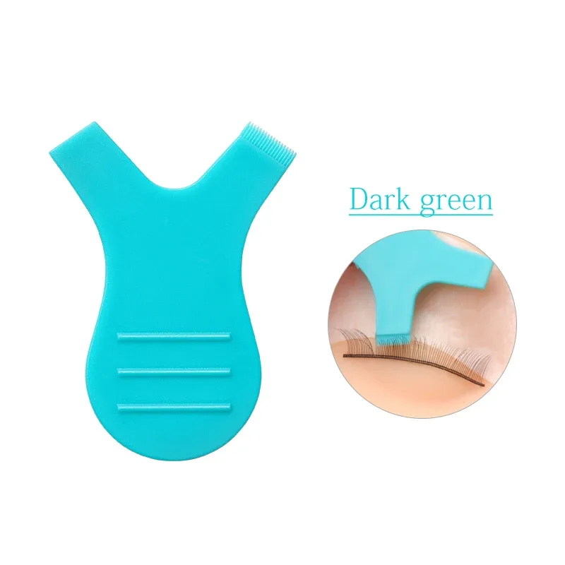 HOT 10 Pcs/Pack Reuseable Plastic Eyelash Brush Clean Y Shape Grafted False Lashes Brushes Women Makeup Mascara Tools