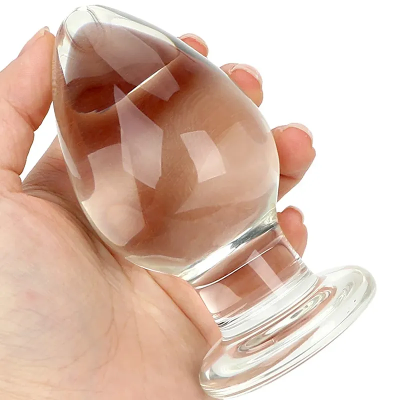 50mm Butt Dilator Anal Plug for Women Vaginal Expander Glass Big Dildos Female Masturbator Sex Toys Adults Games Erotic Products — image 5