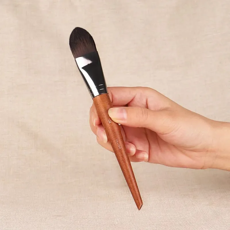 MUF Series Beauty Makeup Brushes 1pcs Original Wood Make up Brush Beauty Eyeshadow Blending Tool Brochas Maquillaje — image 9