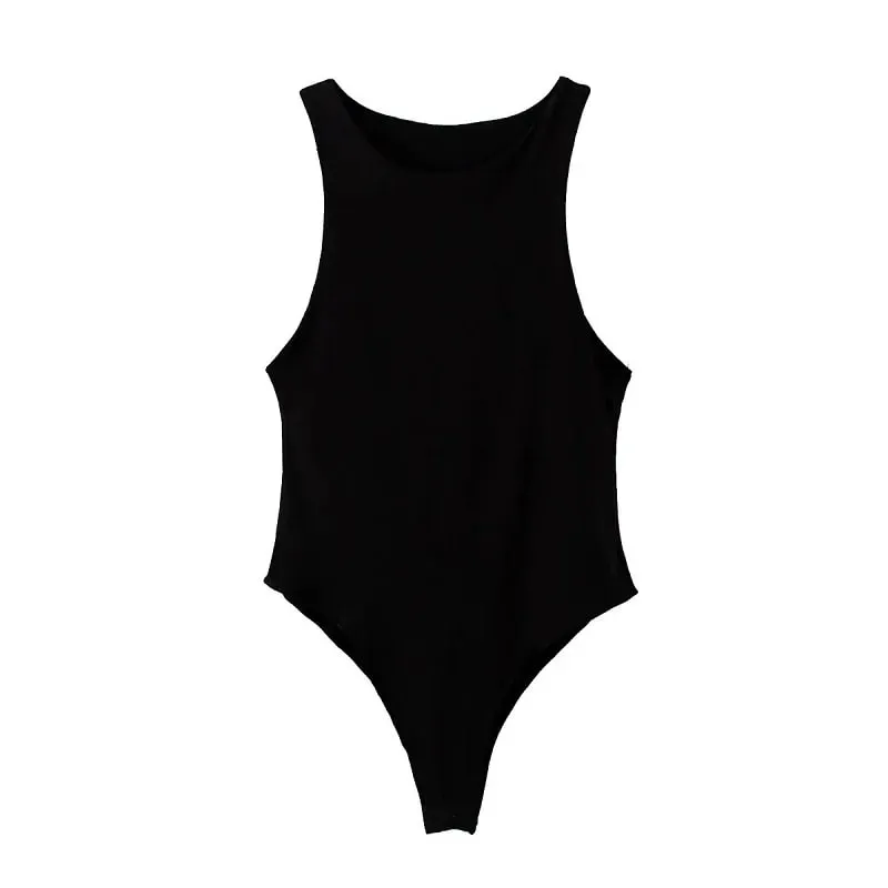 2022 summer solid sexy bodycon women bodysuits female 4 color green slim casual bodysuit chic lady club short playsuits femme