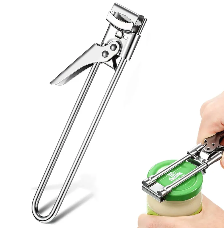 Adjustable Multi-Function Jar Opener Stainless Steel Professional Manual Jar Bottle Opener Glass Lid Remover Kitchen Accessories — image 4