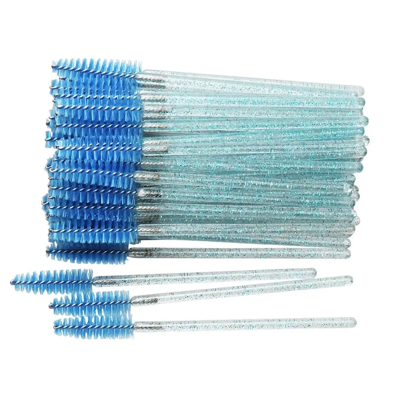 50 Pcs/Set Eyebrow Mascara Wand Eyelash Spoolie Brushes Wholesale Mix Disposable Lash Wands Eyelash Extension Brush Makeup Tools — image 26