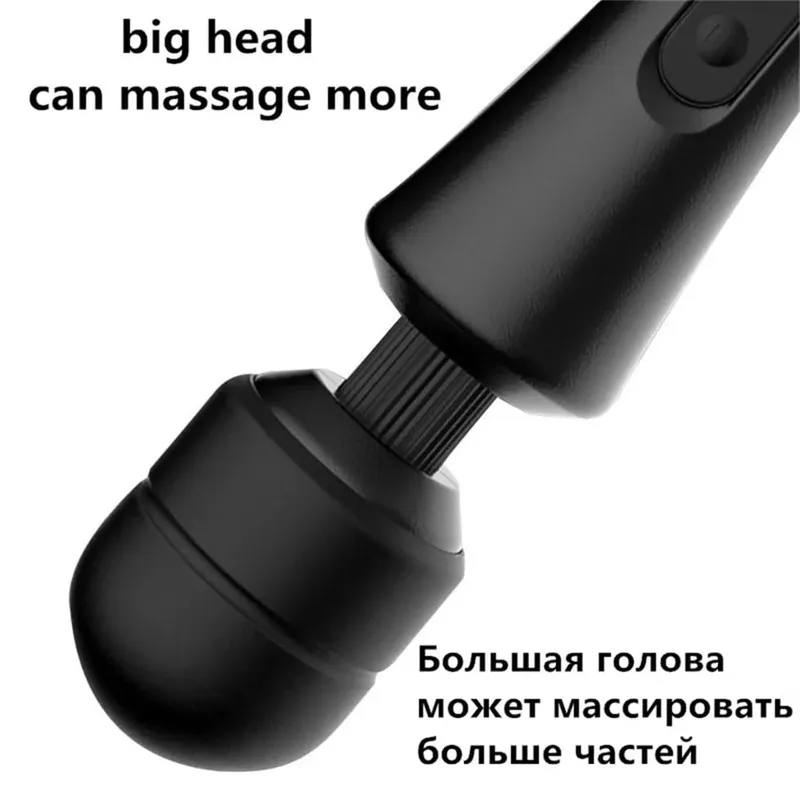 Body Massage Vagina Magic Wand Massager AV Vibrators Dildo Masturbator Product Clitoris Stimulator Adult Sex Toy Women Men Penis — image 5