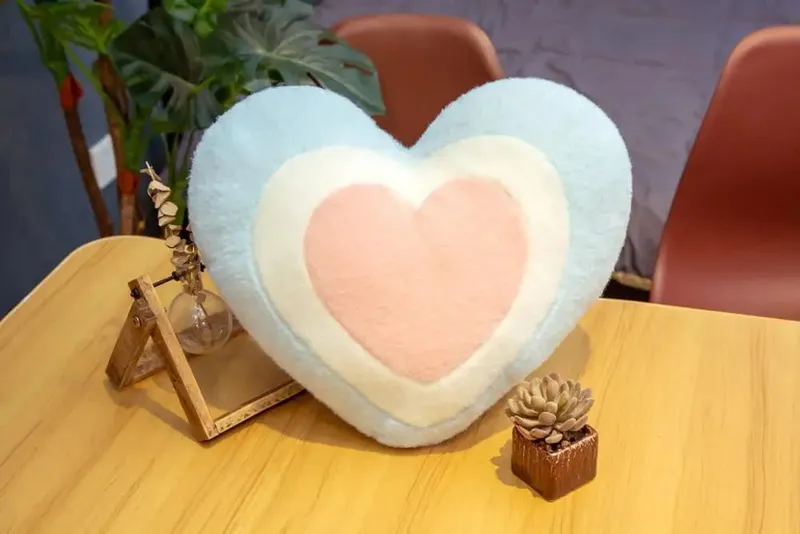 Washable Sky Cloud Star Sun Rainbow Pillow Stuffed pink Star Lollipop Heart Girly Sofa Back Cushion Sweet Gift gift for Her — image 15