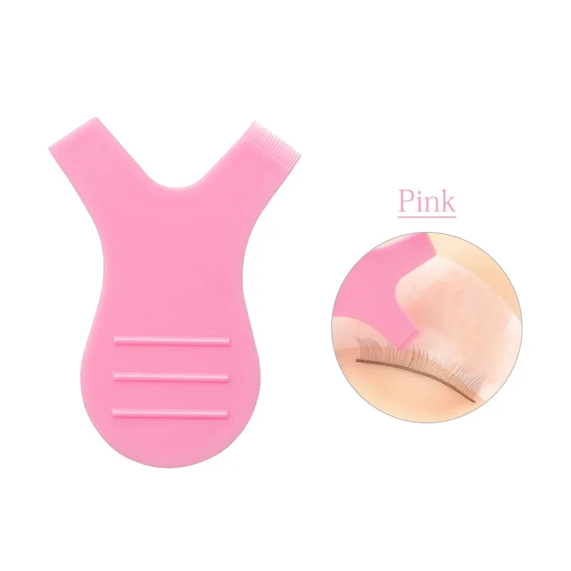 HOT 10 Pcs/Pack Reuseable Plastic Eyelash Brush Clean Y Shape Grafted False Lashes Brushes Women Makeup Mascara Tools