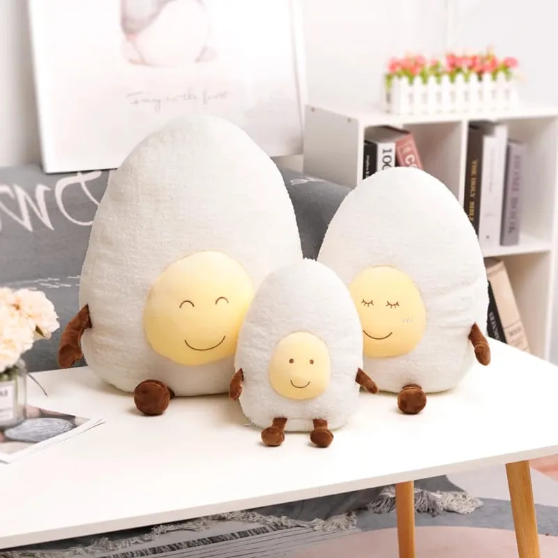 Cute Cloud Plush Pillow Stuffed Soft Creative Family Bread Poached Egg Chestnut Hermit Crab Toy Car Pillow Home Decor Kids Toys