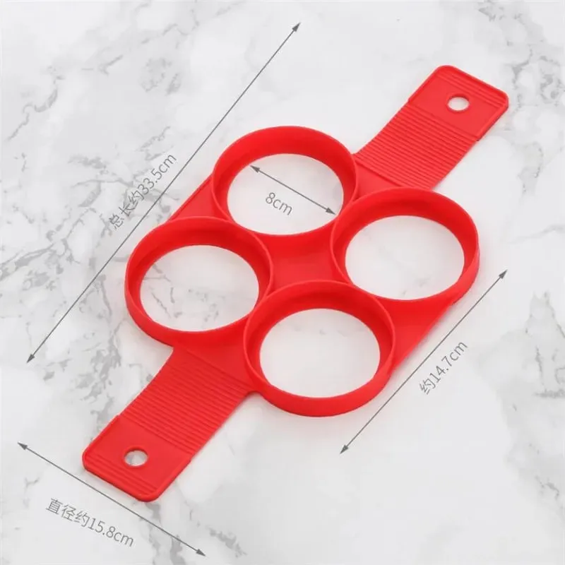 Pancake Egg Ring Maker Nonstick Cooking Tool Round Heart Pancake Maker Egg Cooker Pan Flip Eggs Mold Kitchen Baking Accessories — image 12