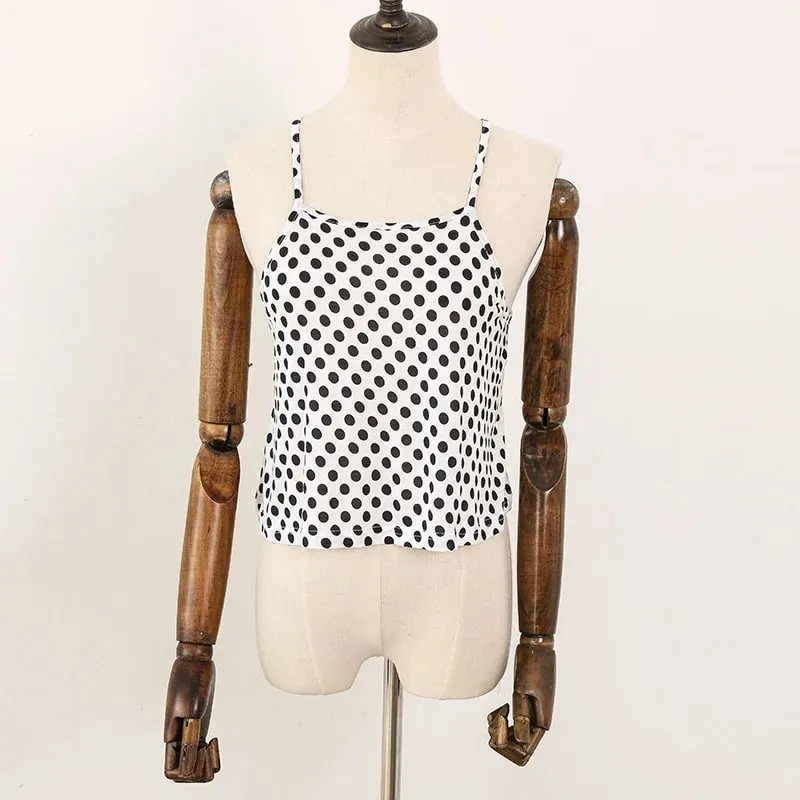 Women's Boho Printed Crop Top S-3XL Soft Viscose Sexy Sleeveless Adjustable Strap Tank Top Women's Clothing Clearance — image 11