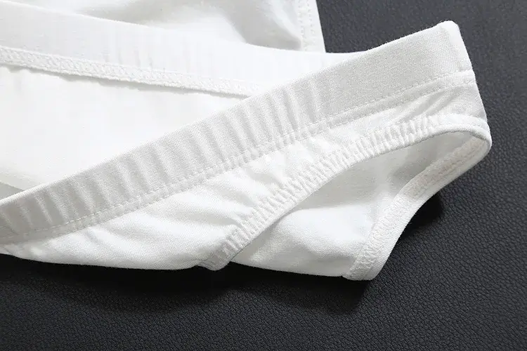 Roupa interior masculina cor sólida verão algodão cuecas masculinas shorts sexy briefs tamanho grande sem costura homem calcinha para homem
