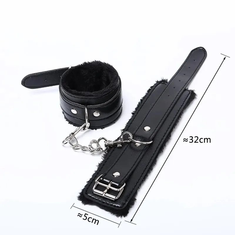 Brak wibratorów dla kobiet kajdanki na seks mankiet na kostce BDSM Bondage ograniczenia niewolnik erotyczne zabawy dla dorosłych zabawki erotyczne dla par kobiet — image 6