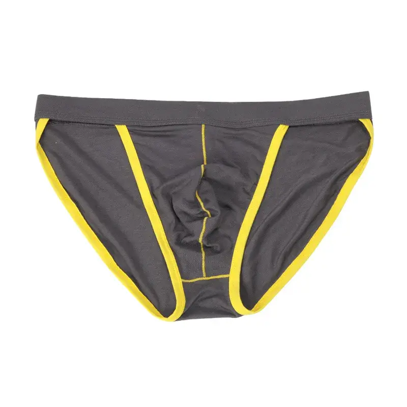 4pcs Male Underwear Bulges Knickers Triangular Underwear EU Man Solid Underpants Plus Size Modal Cotton Slip Male Panties 1802 — image 8