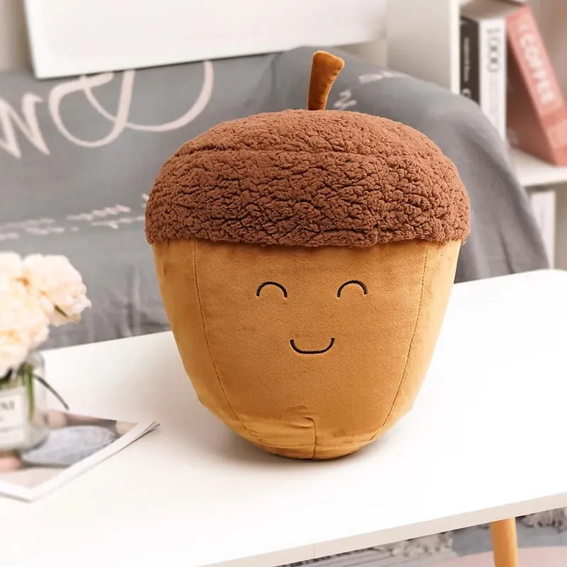 Cute Cloud Plush Pillow Stuffed Soft Creative Family Bread Poached Egg Chestnut Hermit Crab Toy Car Pillow Home Decor Kids Toys