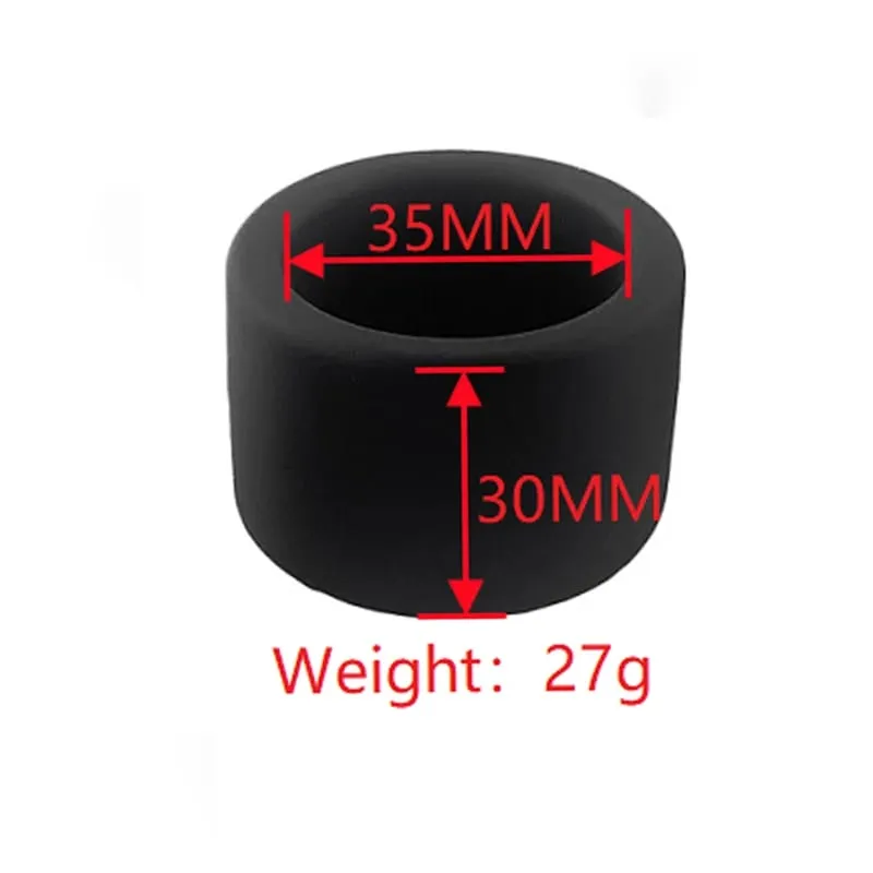 Male Silicone penis lock cock Ring bondage Erection Delay Ejaculation Reusable Enlargement ball stretcher BDSM Sex Toy for Men — image 8