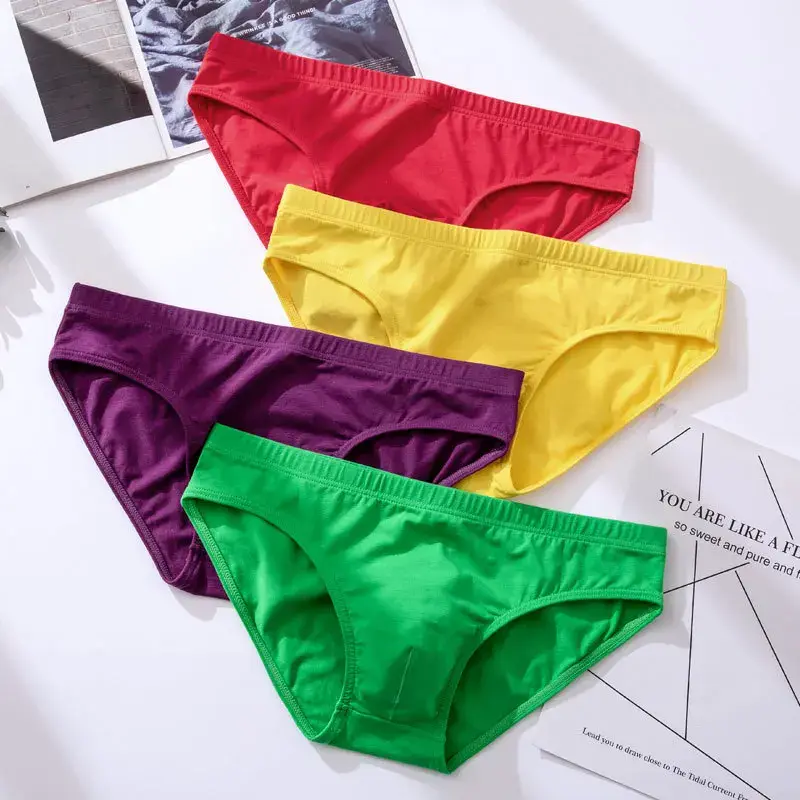 Men's Underwear Male Sexy Solid Briefs Underpants for Men Brief Cotton Adult Panties Mens Bikini Pant Men Sexy Slip Hombre 1805 — image 7