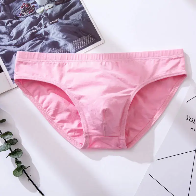 Men's Underwear Male Sexy Solid Briefs Underpants for Men Brief Cotton Adult Panties Mens Bikini Pant Men Sexy Slip Hombre 1805 — image 3