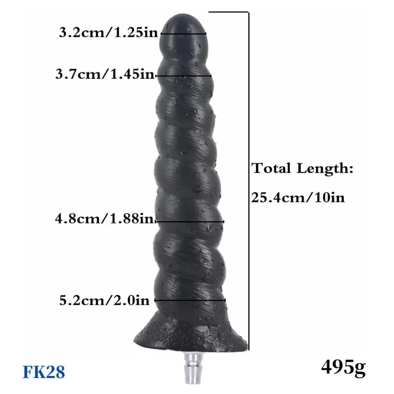 Sex Machine Big Black Dildos Quick Connector masturbation Vibrator Realistic Dildos For Women Attachments Sex Toy for Adults — image 17