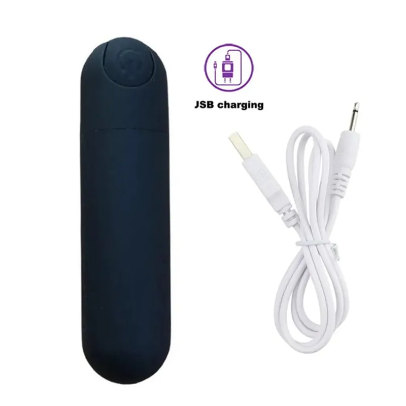 Powerful USB Charge Bullet Vibrator Clitoris Stimulator G-Spot Vagina Massage Adult Erotic Sex Toys For Woman Female Masturbator
