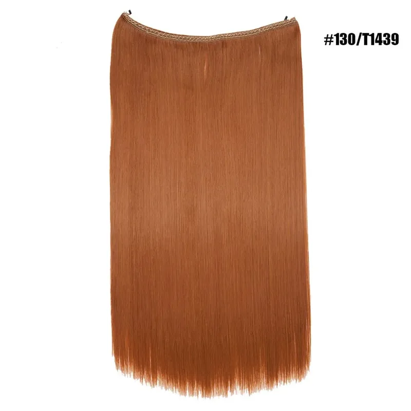 Synthetic Invisible Wire No Clips In Hair Extensions Secret Fish Line Hairpieces Hair Extensions For Women Daily — image 20