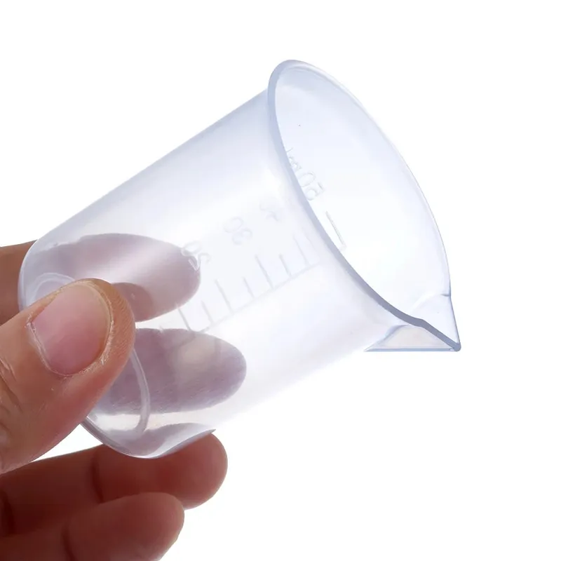 Measuring Cup Transparent Plastic Laboratory Beaker Graduated Liquid Jug Cup Kitchen Baking Cooking Measurement Scale Container — image 7