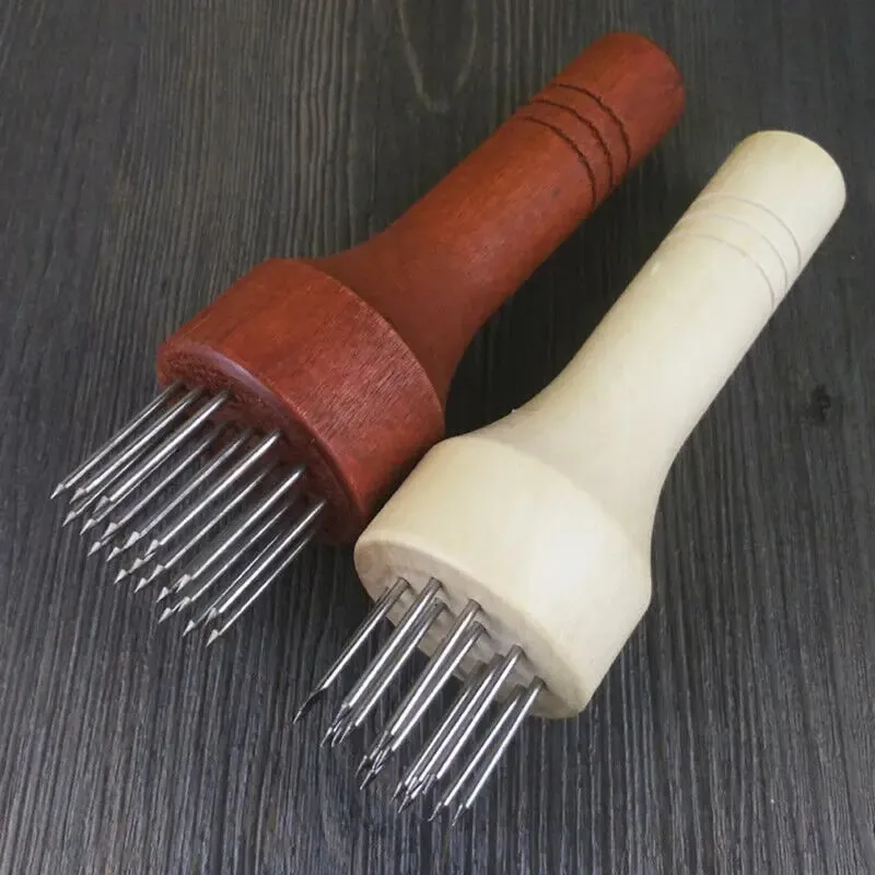 Belly Pork Skin Crispy Hand Tool Hole Hammer Needle Poke Pointed Needle Stainless Steel Fast Tenderizer Loose Steak Kitchen Tool — image 4