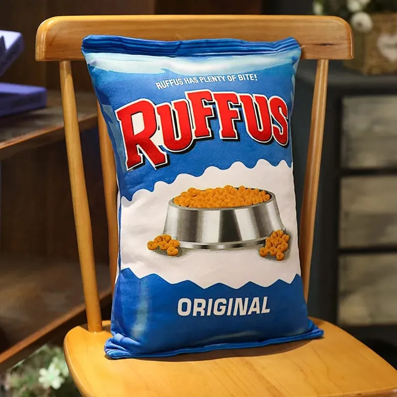 Creative Lifelike Snacks Plush Pillow Simulation Cat Dog Food Potato Chips Cookie Lifelike Food Snack Cushion Plushie Props Gift — image 13