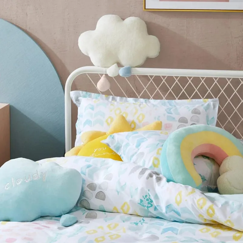 New Arrival Plush Rainbow Cloud Sun Toy Home Decoration Rainbow Cloud Pillow Cute Creative Weather Throw Pillow Kids Toys Gift