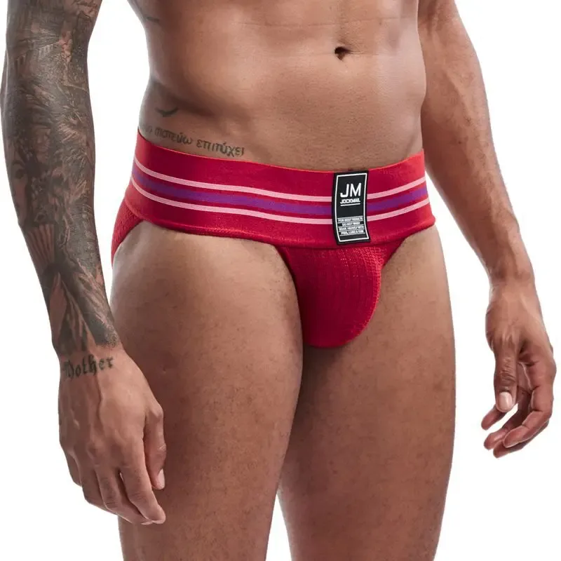 JOCKMAILcuecas De Algodao Masculina Super Wide Waist, Tide High Fork Briefs, High Elasticity Fitness Breathable Men Underground — image 20