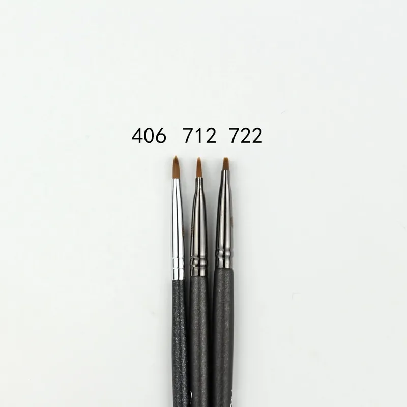 1pc Precision Eyeliner Beveled Concealer Makeup brushes tapered Eyelid Make up brush Flat liner liquid eyebrow 406 712 722 — image 2